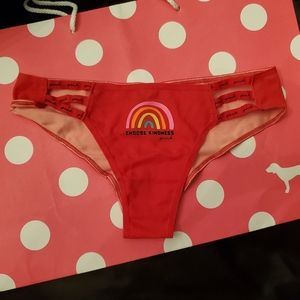 💕PINK Victoria's Secret Cheeky panties choose kindness